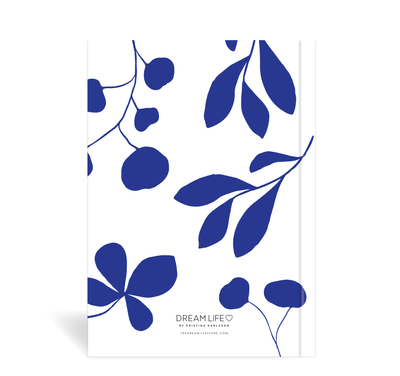 A5 Journal - Leaves - Blue