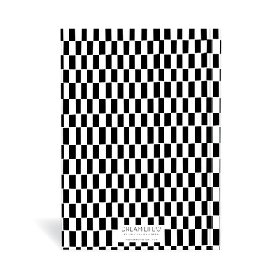 A5 Journal - Pattern - Black