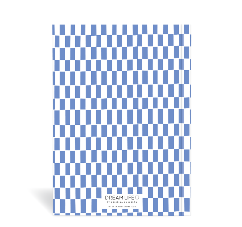 A5 Journal - Pattern - Cornblue