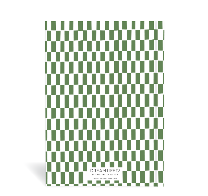 A5 Journal - Pattern - Olive
