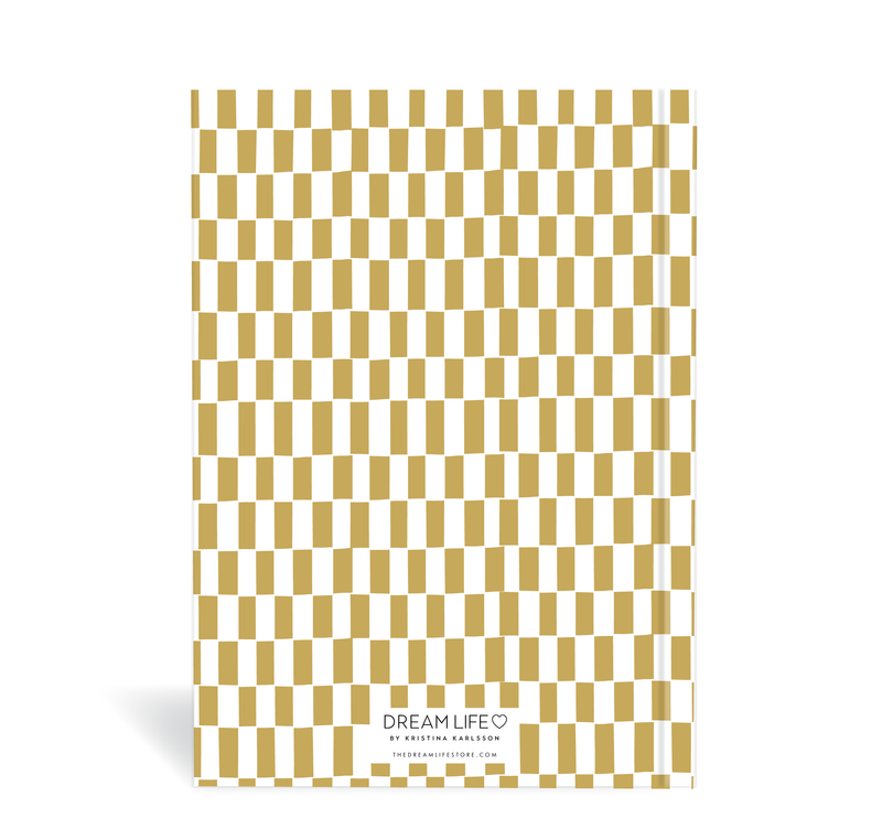 A5 Journal - Pattern - Mustard