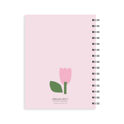 A5 Spiral Journal - Bloom - Pink