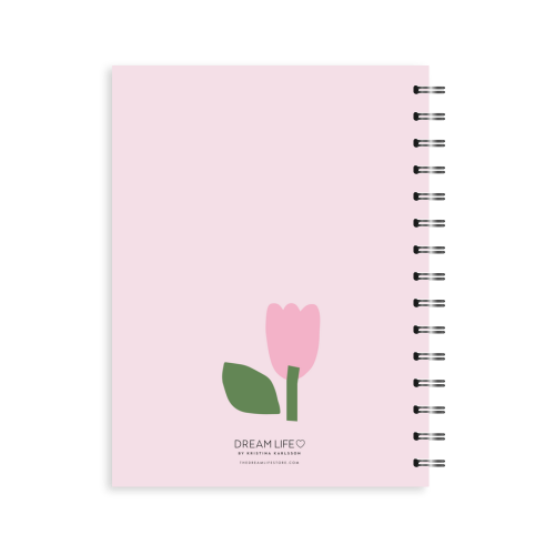 A5 Spiral Journal - Bloom - Pink