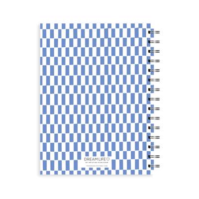 A5 Spiral Journal - Pattern - Cornblue