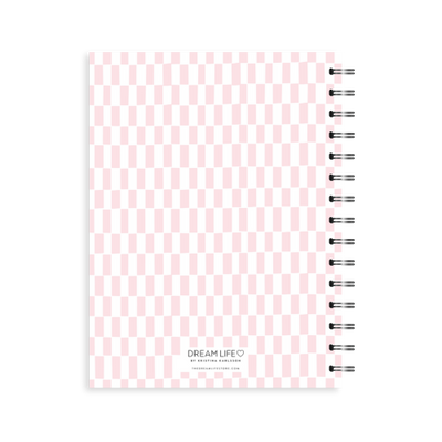 A5 Spiral Journal - Pattern - Pink