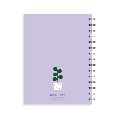 A5 Spiral Journal - Plants - Lilac