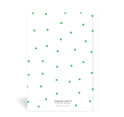 A5 Journal - Plan Your Year - Dots - Green