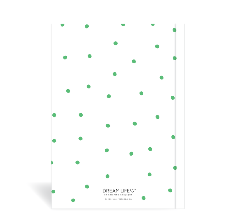 A5 Journal - Plan Your Year - Dots - Green