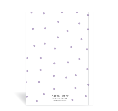 A5 Journal - Plan Your Year - Dots - Purple