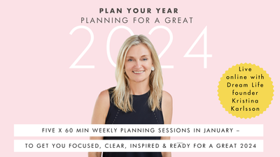 PLAN YOUR YEAR: January Online Coaching Program - Live with Kristina