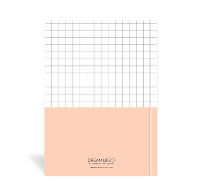 A5 Journal  - Daily Progress - Q2 - Peach