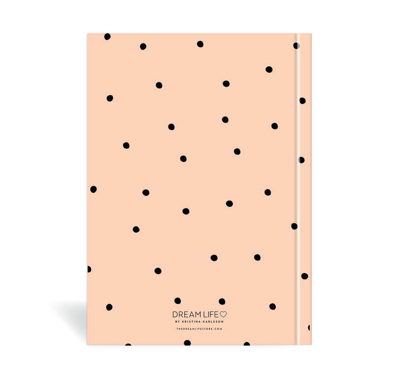 A5 Journal  - Daily Progress - Q2 - Dots - Peach