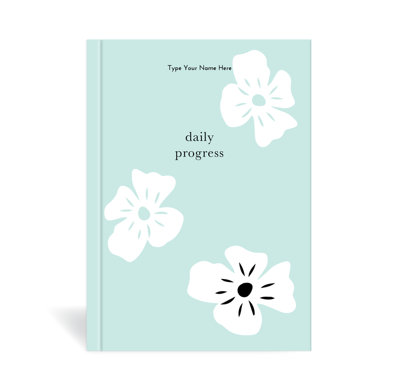 A5 Journal  - Daily Progress - Sippa - Mint