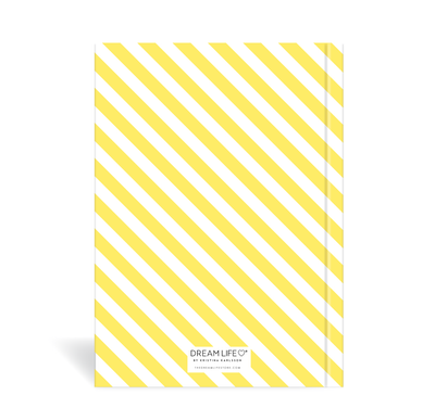 A5 Journal  - Daily Progress - Stripe - Yellow