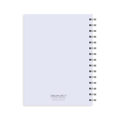 A5 Spiral Wellness Journal - Yoga Girl - Lilac