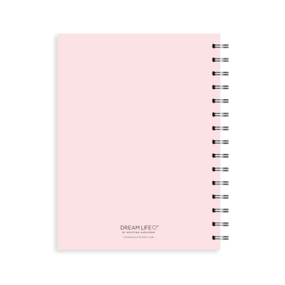 A5 Spiral Wellness journal - Pink