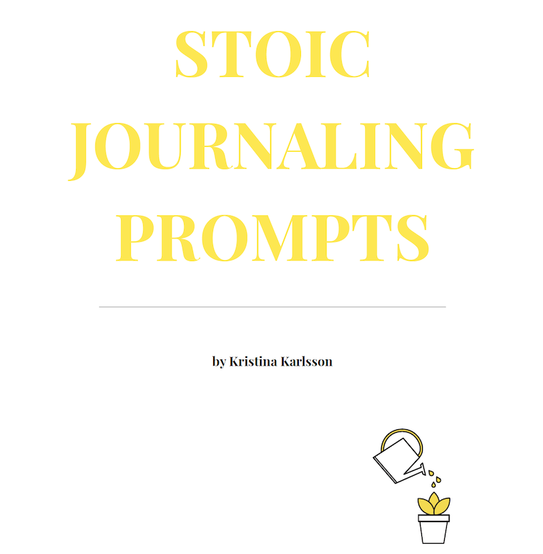 BONUS Stoic Wisdom Journaling Prompts - FREE Downloadable