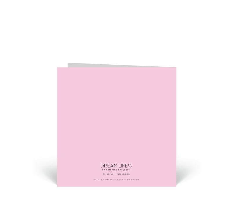 Personalised Card - Happy Valentines - Pink