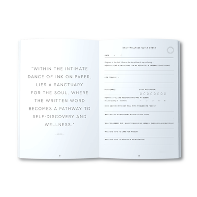 A5 Wellness Journal - Dots - White