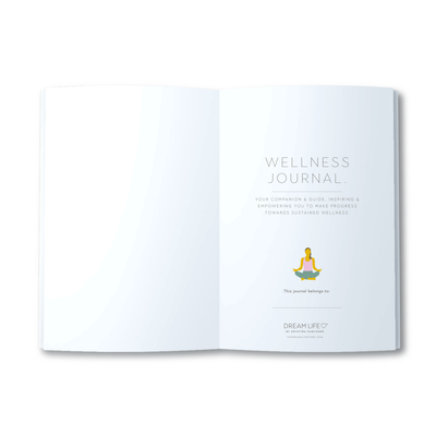 A5 Spiral Wellness journal - Green
