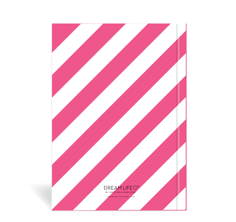 A5 Wellness Journal - Stripe - Pink