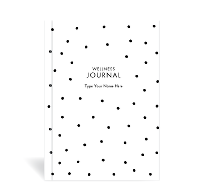 A5 Wellness Journal - Dots - White