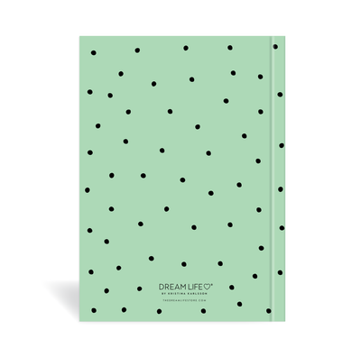 A5 Wellness Journal - Dots - Green