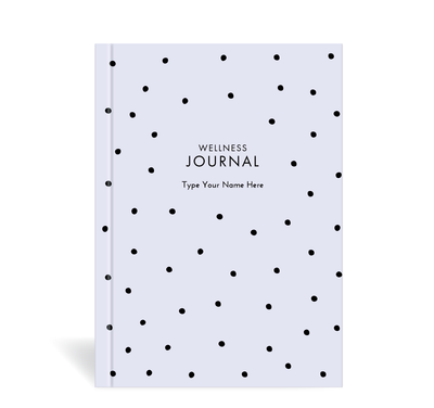 A5 Wellness Journal - Dots - Lilac