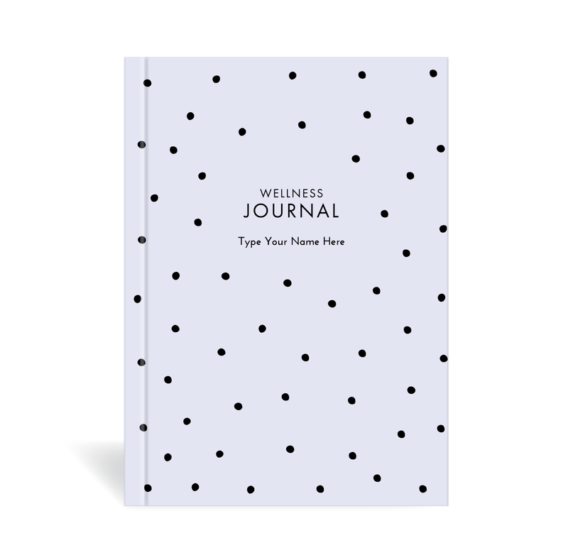 A5 Wellness Journal - Dots - Lilac