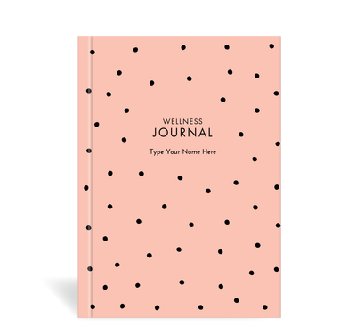 A5 Wellness Journal - Dots - Peach