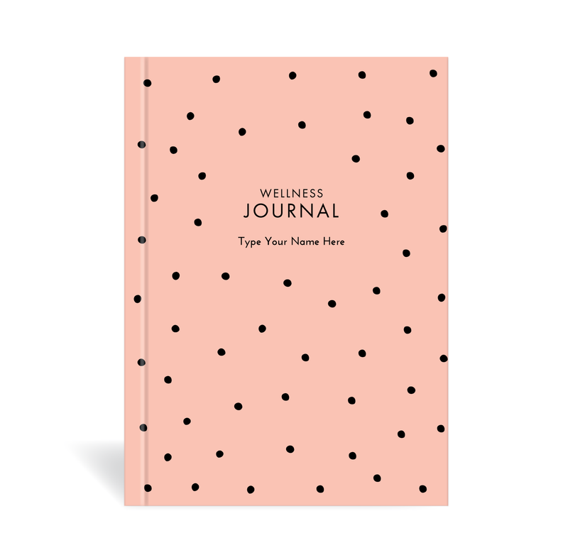 A5 Wellness Journal - Dots - Peach