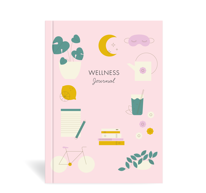 A5 Wellness Journal - Multi - Pink