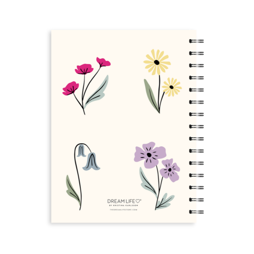 A5 Spiral - Plan Your Year Journal - Ängsblomma