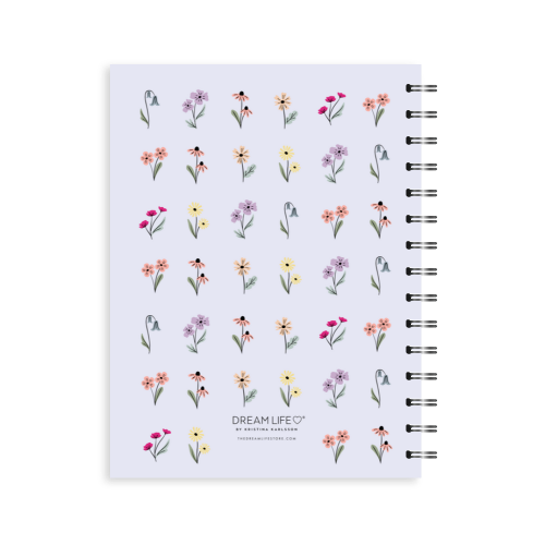 A5 Spiral Journal - Gratitude - Äng - Purple