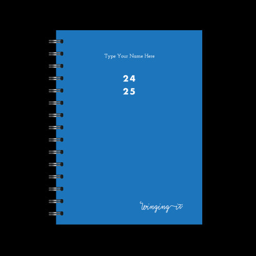 A5 Spiral 24/25 Mid-Year Diary - Winging It