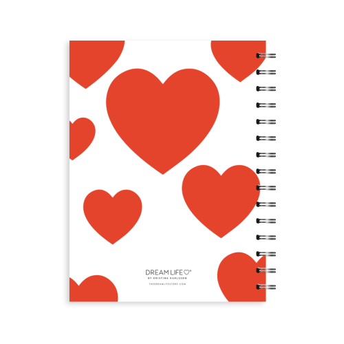 A5 Spiral Journal - Big Hearts