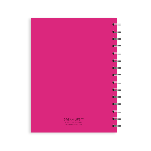 A5 Spiral - Plan Your Year Journal - Bright Pink