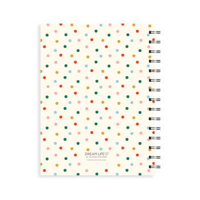 A5 Spiral Recipe Journal - Christmas - Dots