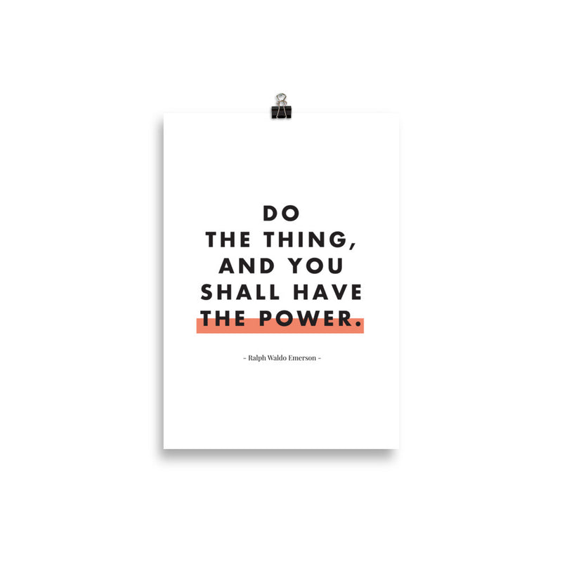 DO THE THING Poster