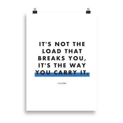 IT'S NOT THE LOAD Poster