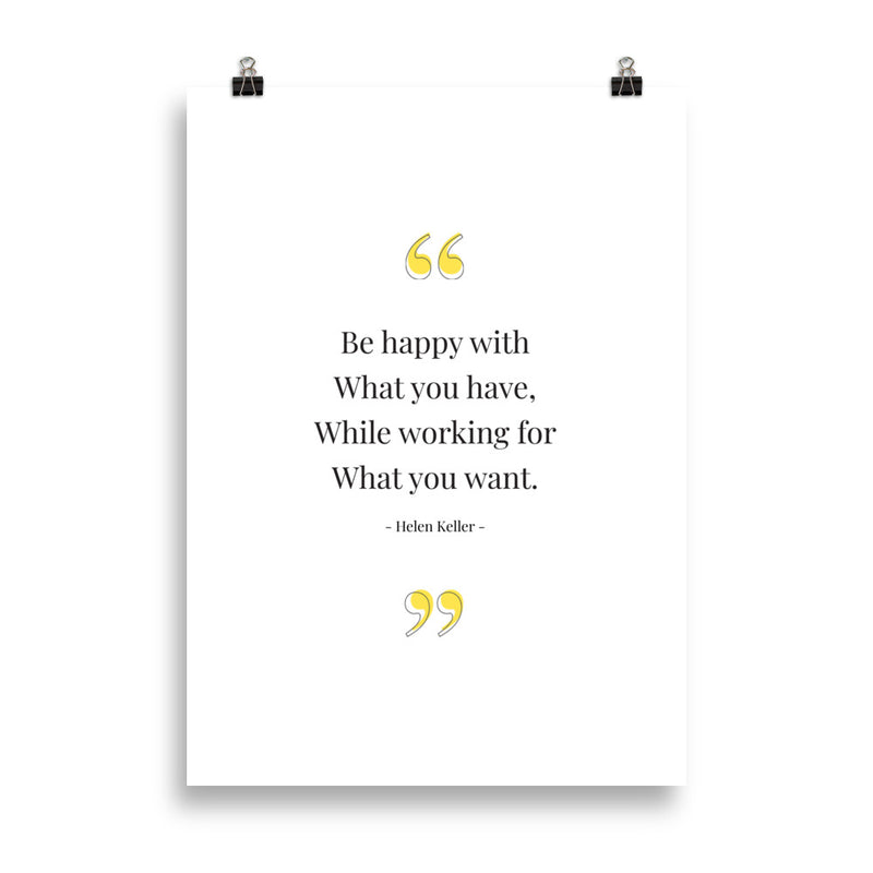 BE HAPPY WITH Poster