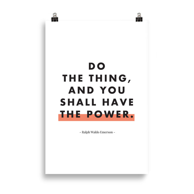 DO THE THING Poster