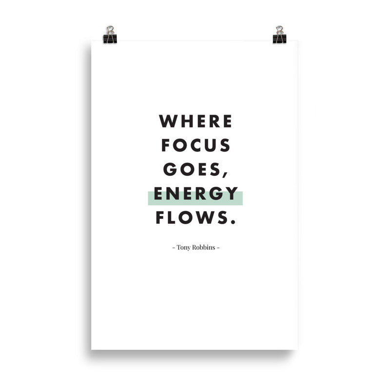 WHERE FOCUS GOES Poster
