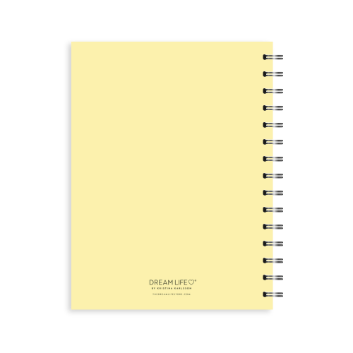 A5 2024 Spiral Family Diary - Yellow