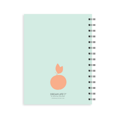A5 Spiral 24/25 Mid-Year Diary - Fruits - Mint
