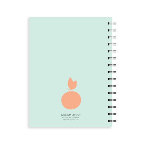 A5 Spiral 24/25 Mid-Year Diary - Fruits - Mint