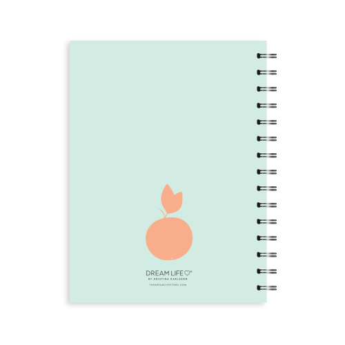 A5 Spiral Mid-Year Diary - Fruits - Mint