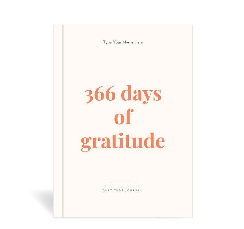 A5 Journal - Gratitude - 366 Days - Creme