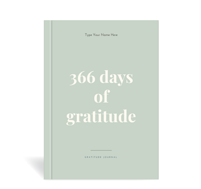 A5 Journal - Gratitude - 366 Days - Green