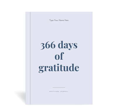 A5 Journal - Gratitude - 366 Days - Purple